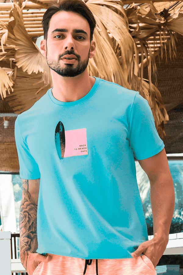 camiseta masculina back hiatto azul claro 02m0004 056