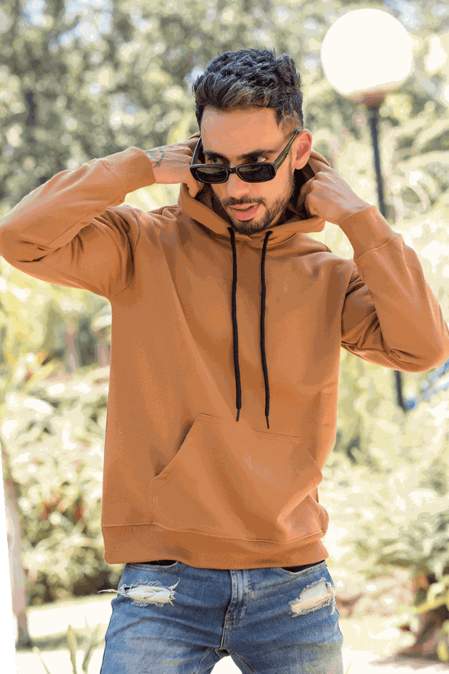 11m0026 024 blusa de moletom masculino com capuz hiatto ocre 1