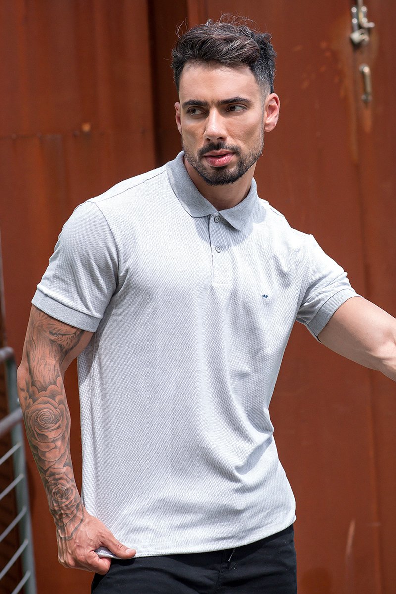 Camisa Polo Masculina Skin Hiatto