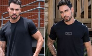 camiseta preta combina com que cor