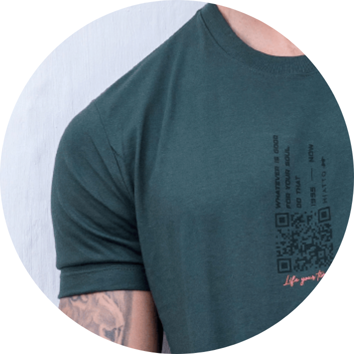 Camiseta Masculina Whatever - QR Code Hiatto
