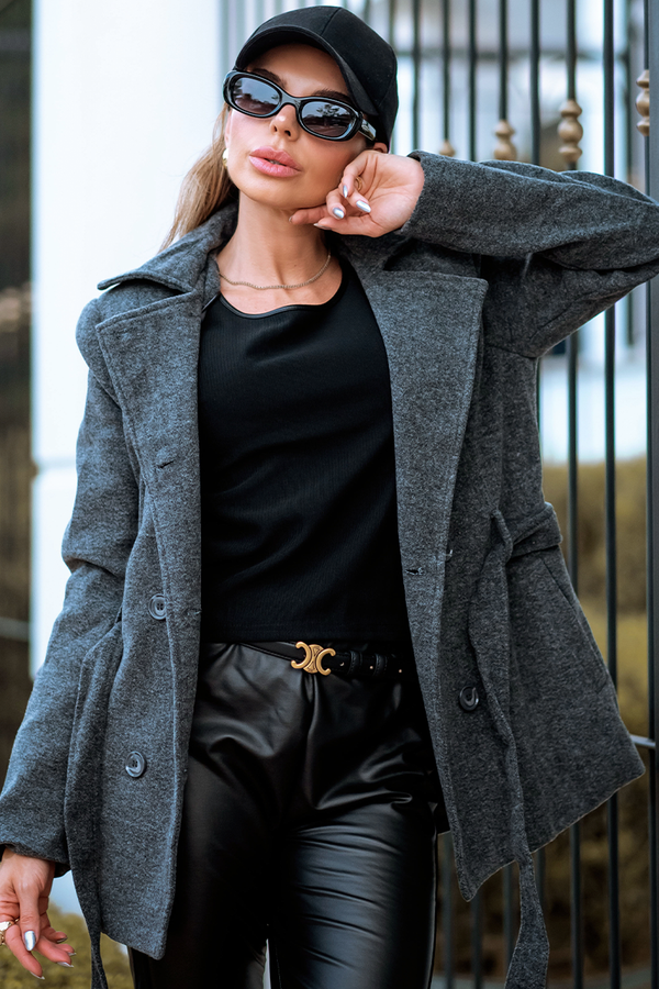 Lã Batida Sobretudo Longo Feminino Preto Blusa Casaco Longo