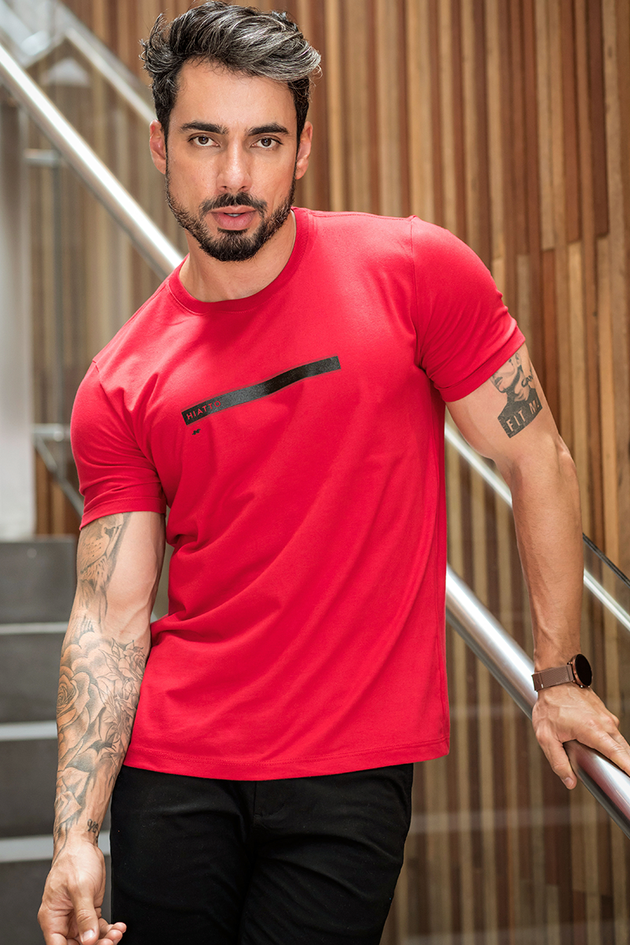 02m0519 004 camiseta masculina hiatto faixa em gel vermelho hiatto 3