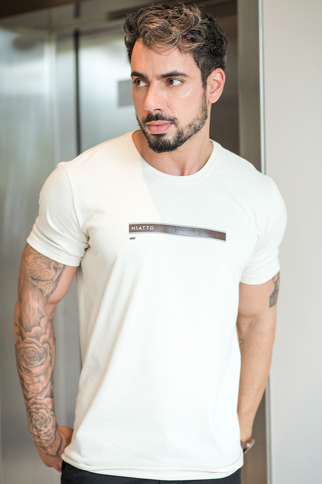 02m0519 010 camiseta masculina hiatto faixa em gel bege hiatto 1