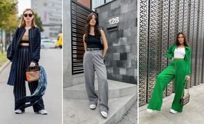 Como usar calça pantalona com tênis