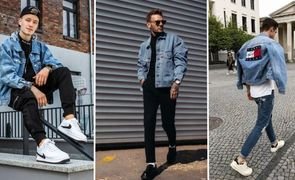 como usar jaquetas jeans masculinas