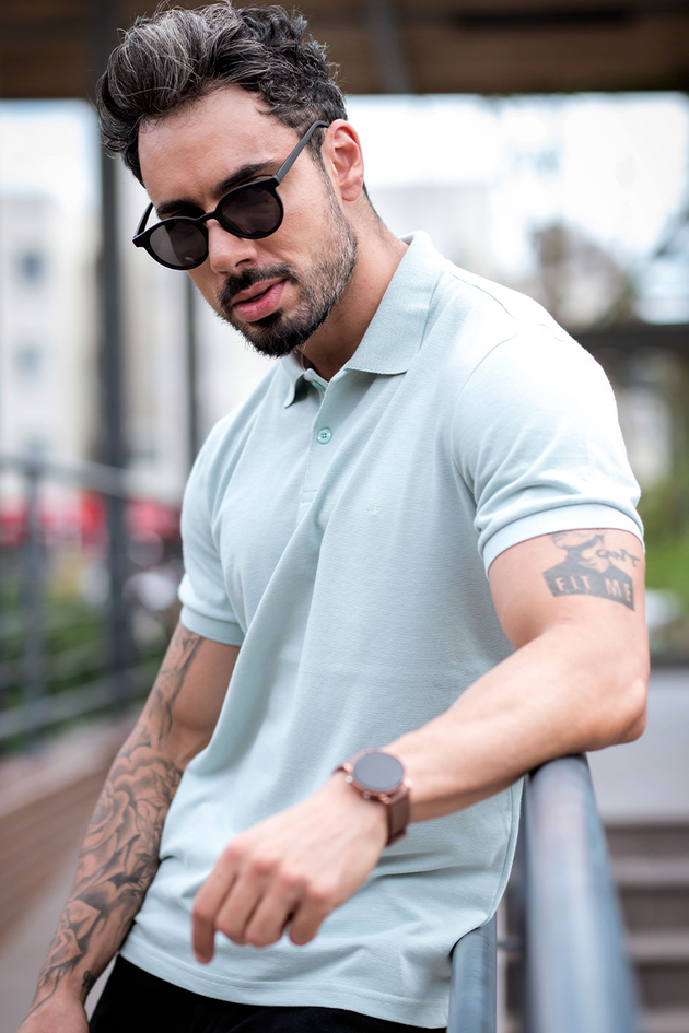 01m0028 026 polo masculina oriente verde claro hiatto 3