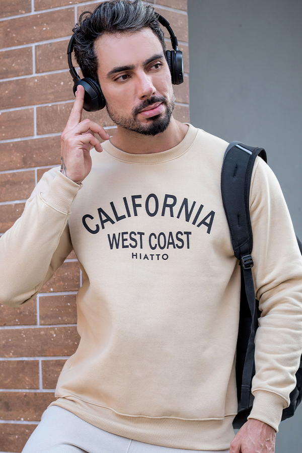 11m0057 010 blusa de moletom peluciado masculino california bege hiatto 1