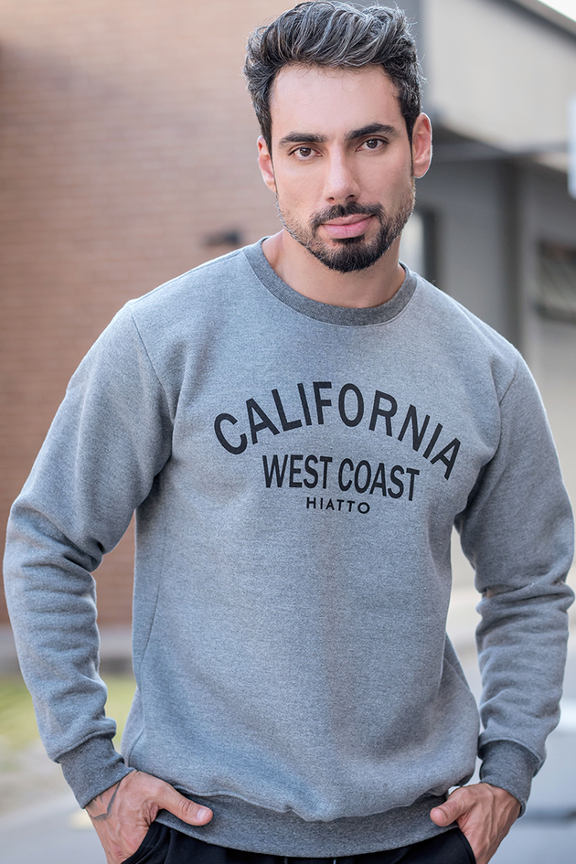 11m0057 044 blusa de moletom peluciado masculino california mescla grafite hiatto 1