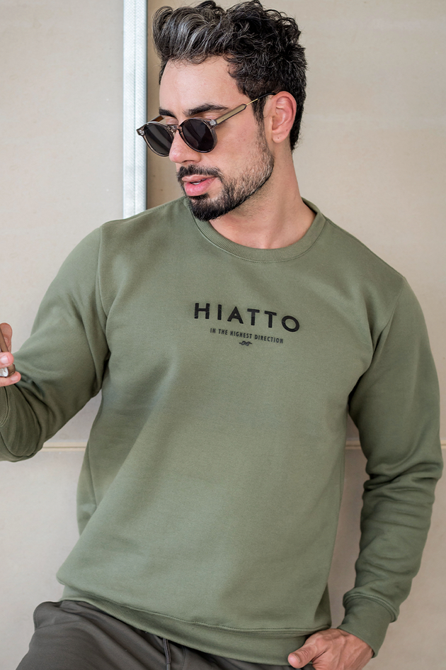 11m0059 059 blusa de moletom peluciado masculino direction verde hiatto 1