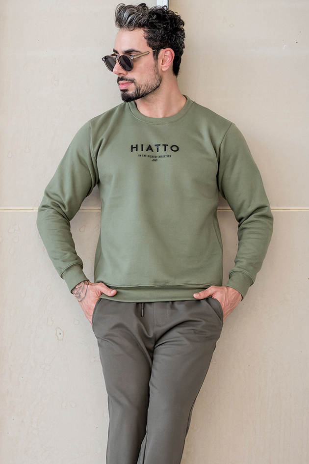 11m0059 059 blusa de moletom peluciado masculino direction verde hiatto 3