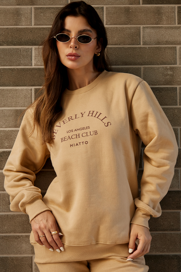 11f0102 010 blusa oversized de moletom feminino beverly hills bege hiatto 1