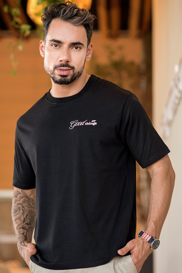 02m0532 002 camiseta masculina over pima good things preto hiatto 1