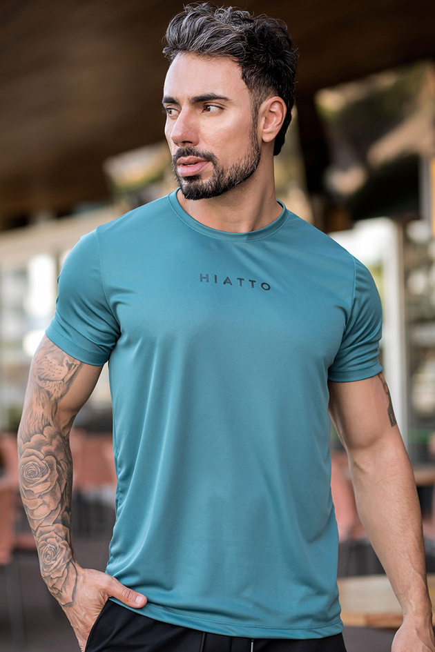 02m0537 007 camiseta masculina dry verde estampa hiatto 1
