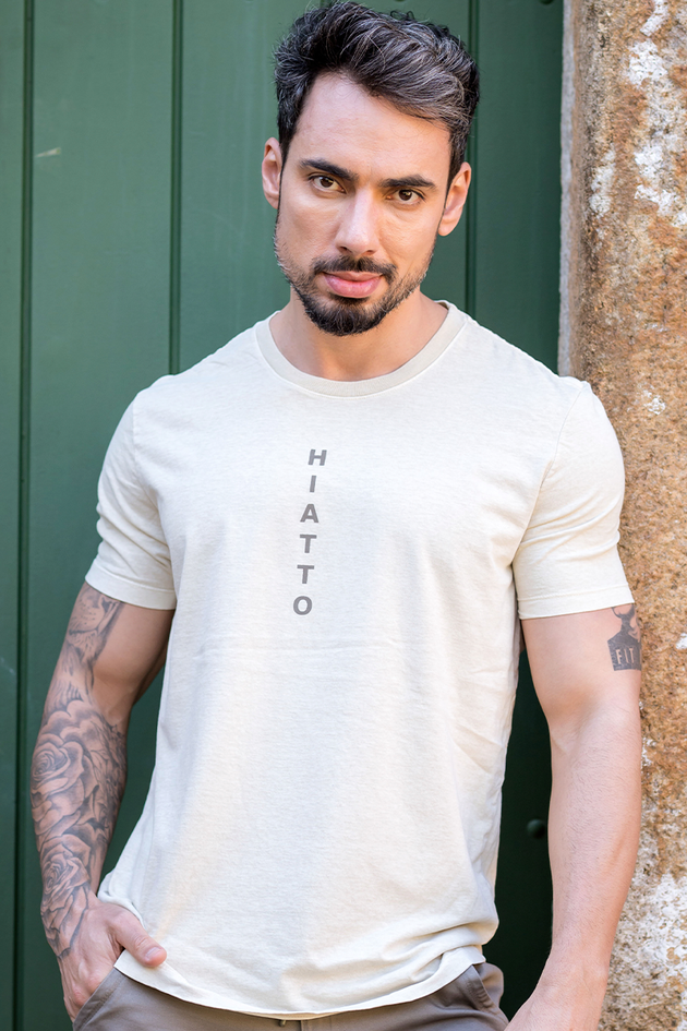 02m0539 010 camiseta estonada masculina bege hiatto 1
