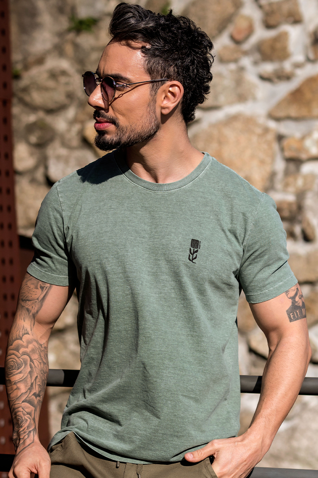02m0544 027 camiseta estonada masculina step verde musgo hiatto 1